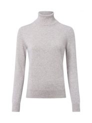 Franco Callegari Sweter z kaszmiru Kobiety Kaszmir szary, XL. Szare swetry Franco Callegari, xl, bez wzorów, z kaszmiru, bez ramiączek. Za 499.95 zł.
