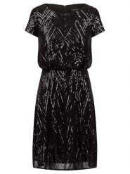 APART Sukienka w kolorze czarnym rozmiar: 44. Czarne sukienki Apart, bez wzorów, bez kołnierzyka, bez ramiączek, mini. Za 245.96 zł.