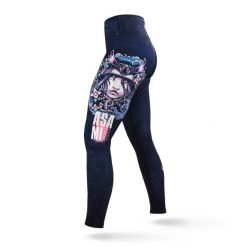 Legginsy sportowe damskie Ground Game Asami. Czarne legginsy GROUND GAME, bez wzorów, z elastanu, sportowe. Za 159.99 zł.