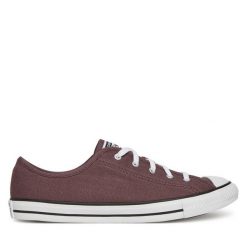 Trampki Converse. Brązowe trampki Converse, bez wzorów, retro, bez zapięcia. Za 209.99 zł.