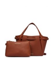 Valentino Torebka Medea VBS9Q804 Brązowy. Brązowe torebki klasyczne Valentino, bez wzorów, ze skóry, bez dodatków. Za 649.99 zł.