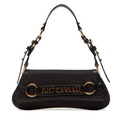 Torebka Just Cavalli. Czarne torebki klasyczne Just Cavalli, bez wzorów, klasyczne, bez dodatków. Za 519.99 zł.