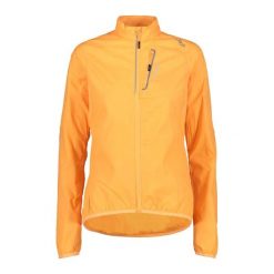 Damska wiatrówka CMP. Żółte kurtki przejściowe sportowe CMP, bez wzorów, z softshellu, bez kaptura, trekkingowe. Za 274.00 zł.