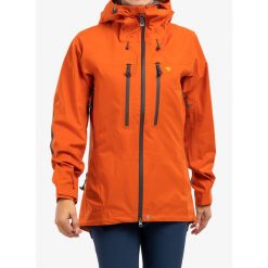 Kurtka zimowa damska Fjallraven Bergtagen Eco-Shell Jacket. Brązowe kurtki narciarskie Fjällräven, na zimę, bez wzorów, bez kaptura, narciarskie. Za 1,815.99 zł.