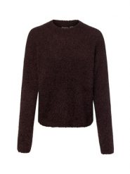 Noisy May sweter z dzianiny - NMSassy Kobiety brązowy, S. Brązowe swetry Noisy May, s, bez wzorów, z dzianiny, eleganckie, bez ramiączek. Za 199.95 zł.