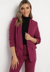 Fioletowa Marynarka Thaelenia. Fioletowe marynarki i żakiety Born2be, l, z aplikacjami, eleganckie, bez ramiączek. W wyprzedaży za 93.49 zł.