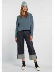 ELBSAND Bluza "Riane" w kolorze szaroniebieskim rozmiar: M. Niebieskie bluzy bez kaptura ELBSAND, m, bez wzorów, bez kaptura. Za 121.99 zł.