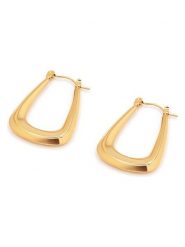 MOODE Kolczyki-kreole "Blandine" rozmiar: onesize. Żółte kolczyki MOODE, ze stali. Za 105.14 zł.