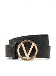 Valentino Pasek VCS7VQ03 Czarny. Czarne paski Valentino, bez wzorów, ze skóry. Za 199.99 zł.