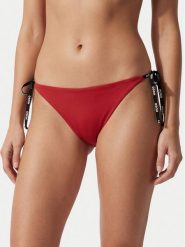 HUGO Dół od bikini Pure Side Tie 50555671 Różowy. Czerwone bikini Hugo, bez wzorów, z syntetyku. Za 199.99 zł.