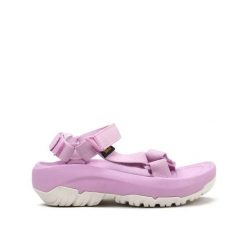 Sandały damskie Teva Hurricane XLT2 Ampsole. Czerwone sandały Teva, bez wzorów, z materiału, klasyczne, bez obcasa, bez zapięcia. Za 354.20 zł.