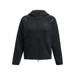 Damska bluza dresowa zapinana na zamek Under Armour Unstoppable Fleece. Czarne bluzy z kapturem Under Armour, l, bez wzorów, z bawełny, z kapturem, na fitness i siłownię. Za 498.70 zł.