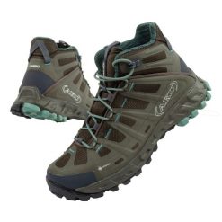 Buty trekkingowe damskie Aku Selvatica Mid Gore-Tex. Zielone buty trekkingowe Aku, z gore-texu, bez zapięcia. Za 399.00 zł.
