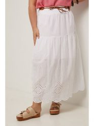 Curvy Lady Spódnica w kolorze białym rozmiar: 48/50. Białe spódnice Curvy Lady, na co dzień, bez wzorów, ze skóry, klasyczne, maxi, proste. Za 120.95 zł.