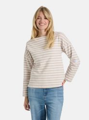 LIEBLINGSSTÜCK Bluza "Stine" w kolorze biało-beżowym rozmiar: XS. Białe bluzy bez kaptura LIEBLINGSSTÜCK, xs, bez wzorów, bez kaptura. Za 218.57 zł.
