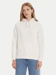 Tommy Jeans Bluza Linear DW0DW21963 Biały Regular Fit. Białe bluzy Tommy Jeans, l, bez wzorów, z bawełny, bez ramiączek, bez kaptura. Za 299.99 zł.