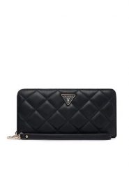 Guess Portfel Juliet Slg SWQG24 56146 Czarny. Czarne portfele Guess, z aplikacjami, ze skóry. Za 294.99 zł.