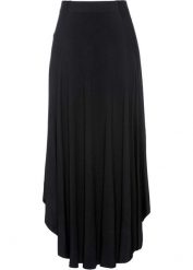 Spódnica z dżerseju ze zrównoważonej wiskozy. Niebieskie spódnice bonprix, bez wzorów, z dżerseju, eleganckie, maxi. Za 129.99 zł.