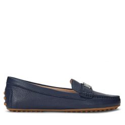 Mokasyny LAUREN RALPH LAUREN. Niebieskie mokasyny Lauren Ralph Lauren, bez wzorów. Za 539.99 zł.