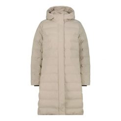 PARKA DAMSKA CMP KAKI. Brązowe płaszcze CMP, na zimę, s, bez wzorów, z materiału, eleganckie, z kapturem. Za 499.99 zł.