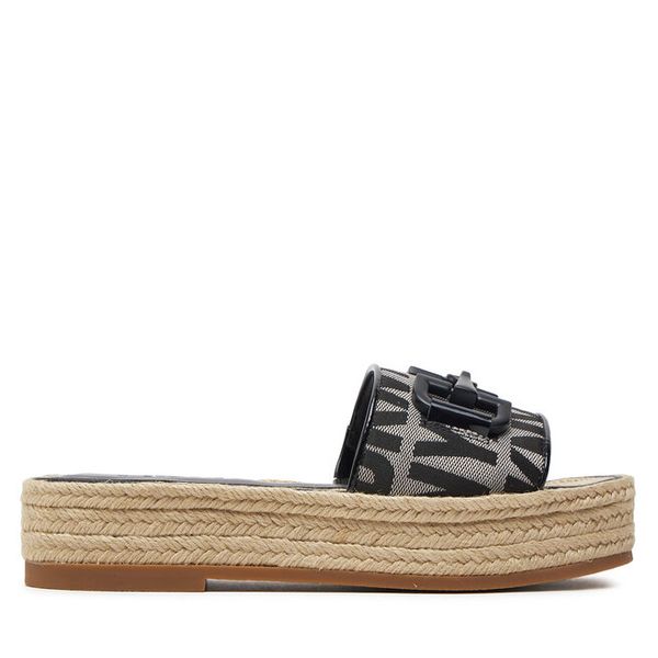 Espadryle DKNY. Czarne espadryle DKNY, bez wzorów, bez obcasa. Za 399.99 zł.