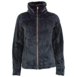 Damski polar Peak Mountain Ataway. Czarne bluzy z polaru Peak Mountain, na zimę, bez wzorów, z polaru, narciarskie. W wyprzedaży za 248.50 zł.