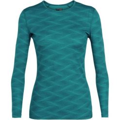 Icebreaker Damska Bluzka Wmns 200 Oasis Ls Crewe Curve, Kingfisher/Arctic Teal, M. T-shirty sportowe marki Icebreaker. W wyprzedaży za 249.00 zł.