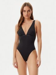 Tommy Hilfiger Strój kąpielowy UW0UW05845 Czarny. Czarne stroje jednoczęściowe Tommy Hilfiger, bez wzorów, z syntetyku. Za 269.99 zł.