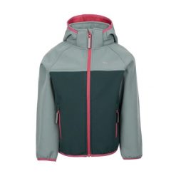 Trespass Hanbury- Kurtka softshell unisex Pine. Czarne kurtki Trespass, bez wzorów, z softshellu, sportowe, bez kaptura. Za 186.83 zł.