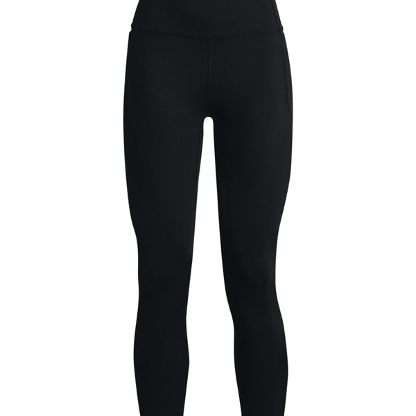 Legginsy fitness damskie Under Armour Meridian Ankle. Czarne bielizna termoaktywna damska Under Armour, bez wzorów, bez ramiączek, na fitness i siłownię. Za 265.99 zł.