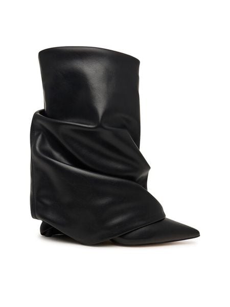 Aldo Botki Kerlon 14403549 Czarny. Czarne botki Aldo, bez wzorów, ze skóry, bez obcasa, na szpilce, bez zapięcia. Za 729.99 zł.