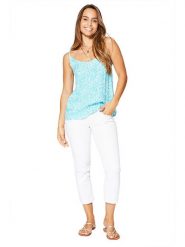 Aller Simplement Top w kolorze błękitnym rozmiar: 34/36. Niebieskie topy Aller Simplement, bez wzorów, klasyczne, bez kołnierzyka, bez ramiączek. Za 39.99 zł.