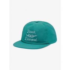 Czapka z daszkiem Black Diamond Synthetic Surf Hat. Zielone czapki z daszkiem Black Diamond, bez wzorów, sportowe. Za 146.99 zł.