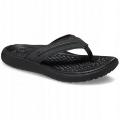Japonki Dla Dorosłych Crocs Yukon Vista II Lr Flip. Szare japonki Crocs, bez wzorów, z materiału. Za 199.00 zł.
