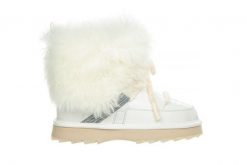 Śniegowce Emu Blurred Glossy Coconut 119180, Biały, Skóra naturalna - 38. Białe śniegowce EMU, bez wzorów, z gumy, bez zapięcia. W wyprzedaży za 539.10 zł.