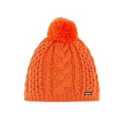Czapka zimowa z wełną merino damska Eisbar Afra Pompon MU. Brązowe czapki zimowe Columbia, bez wzorów, z wełny, sportowe. Za 149.99 zł.