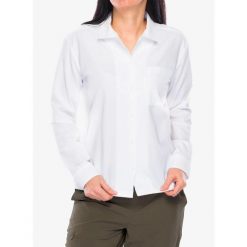 Koszula przeciw komarom damska Royal Robbins Expedition III L/S. Białe koszule ROYAL ROBBINS, l, bez wzorów, casualowe, bez kołnierzyka, bez ramiączek. Za 335.99 zł.