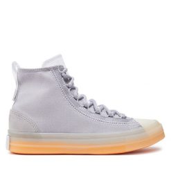 Trampki Converse. Fioletowe trampki Converse, bez wzorów, retro, bez zapięcia. Za 249.99 zł.