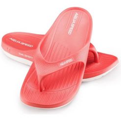 Klapki basenowe japonki Aqua Speed Alcano. Brązowe japonki Aqua-Speed, bez wzorów, sportowe. Za 59.99 zł.