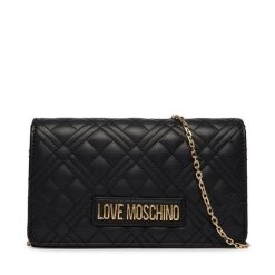 Torebka LOVE MOSCHINO. Czarne kopertówki Love Moschino, bez wzorów, wizytowe, bez dodatków. Za 639.99 zł.