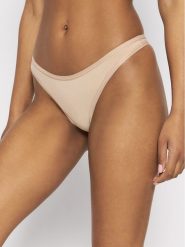 Selmark Stringi Etna 10501 Beżowy. Brązowe stringi Selmark, bez wzorów, z syntetyku. Za 39.99 zł.