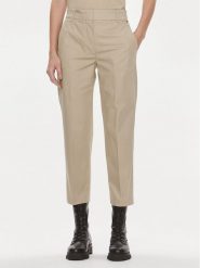 Tommy Hilfiger Chinosy WW0WW40504 Beżowy Straight Fit. Brązowe chinosy Tommy Hilfiger, bez wzorów, z bawełny. Za 309.99 zł.