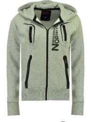 Geographical Norway Bluza "Gosepha" w kolorze szarym rozmiar: L. Szare bluzy Geographical Norway, l, bez wzorów, bez ramiączek, bez kaptura. Za 135.17 zł.