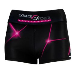 Spodenki sportowe damskie do jogi fitnessu EXTREME HOBBY MT SPORT. Czerwone szorty sportowe EXTREME HOBBY, bez wzorów, z dzianiny, do biegania. Za 148.00 zł.