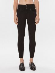 Fransa Spodnie materiałowe 20608336 Czarny Slim Fit. Czarne spodnie materiałowe Fransa, bez wzorów, z materiału. Za 139.99 zł.