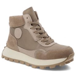 Botki damskie Filippo, ocieplane futerkiem na masywnej podeszwie i zapinane na zamek, beżowe, DBT7158-25-BE. Brązowe botki Filippo, bez wzorów, sportowe, bez obcasa, bez zapięcia. Za 209.00 zł.