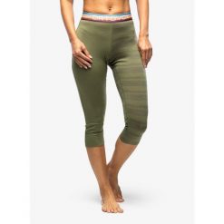 Legginsy termiczne damskie Ortovox 185 Rock N Wool Short Pants. Zielone bielizna termoaktywna damska ORTOVOX, bez wzorów, rockowe. Za 366.99 zł.