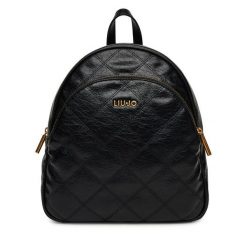 Plecak Liu Jo. Czarne plecaki Liu Jo, bez wzorów, bez dodatków. Za 439.99 zł.