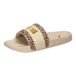 Puma Klapki Leadcat 2.0 Animal Flair 40288001. Białe klapki Puma, bez wzorów, bez obcasa, bez zapięcia. Za 107.99 zł.