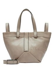 Liebeskind Berlin Skórzany shopper bag w kolorze szarobrązowym - 47 x 34 x 18 cm rozmiar: onesize. Brązowe shopper bag Liebeskind Berlin, bez wzorów, z materiału, na ramię, bez dodatków. Za 547.77 zł.